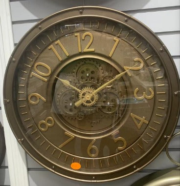The Brass Gearmaster Wall Clock