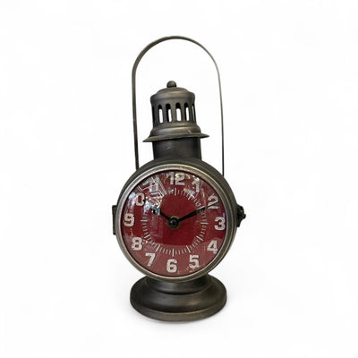 Antique Lantern Table Clock