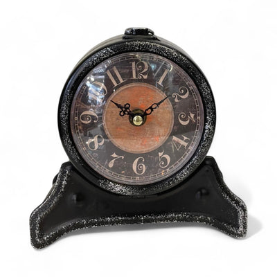 Vintage Metallic Desk Clock
