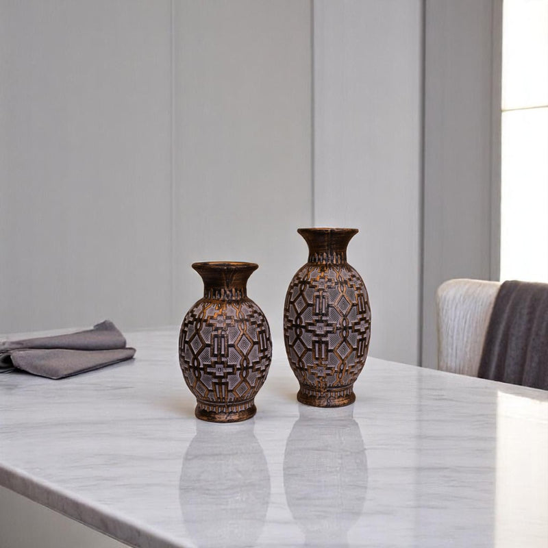 Elaria Twin Ceramic Vases