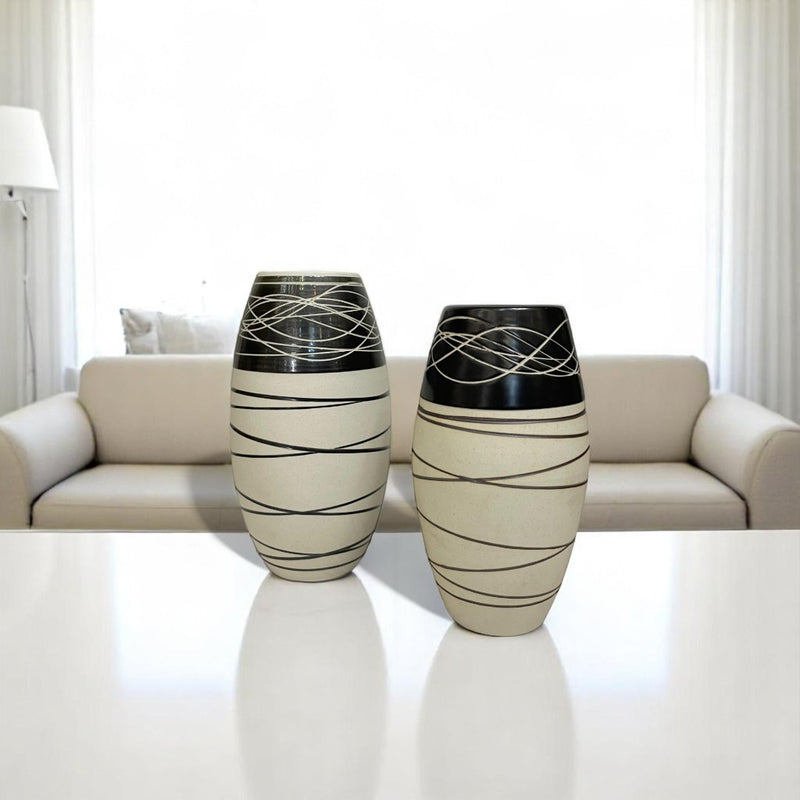 Ebony Sands Ceramic Vases
