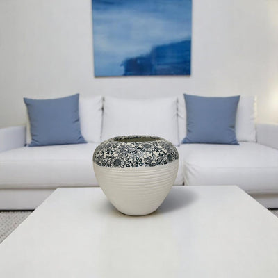 Forest Ripple Ceramic Vases