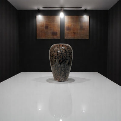 Italian Murano Brown Glass Vases Set
