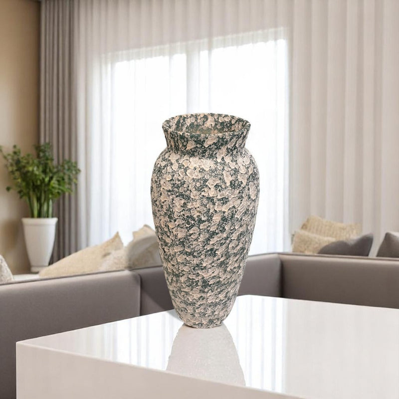 Green-striped Horizon Ceramic Vases