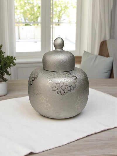 Sparkle-textured Porcelain Urn