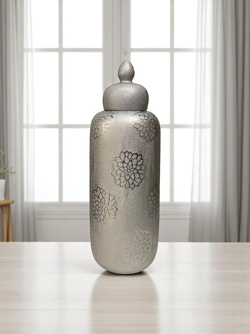 Sparkle-textured Porcelain Urn