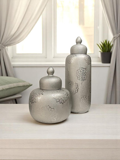 Sparkle-textured Porcelain Urn