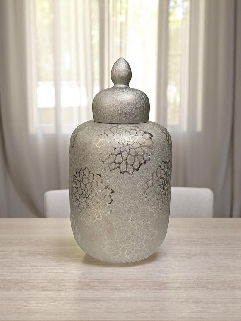 Sparkle-textured Porcelain Urn