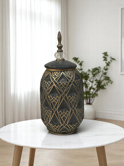 Archaic Retro Ceramic Candy Jar
