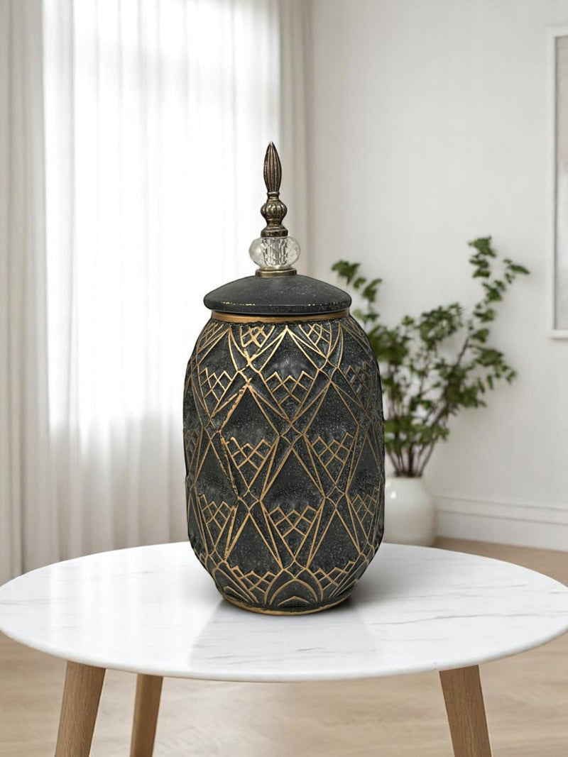Archaic Retro Ceramic Candy Jar