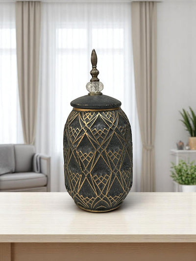 Archaic Retro Ceramic Candy Jar