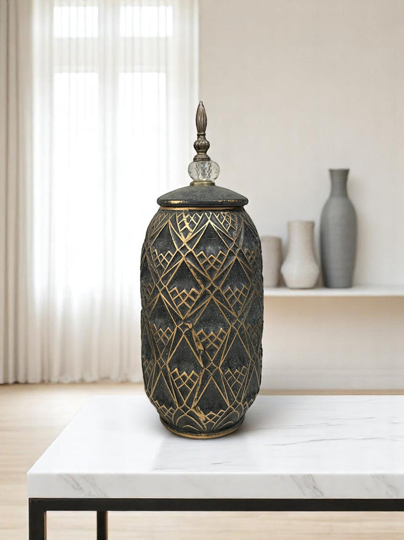 Archaic Retro Ceramic Candy Jar