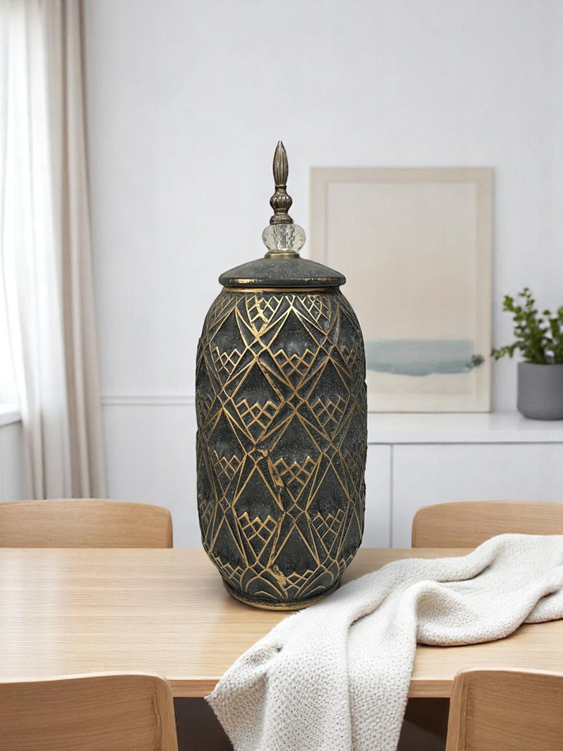 Archaic Retro Ceramic Candy Jar