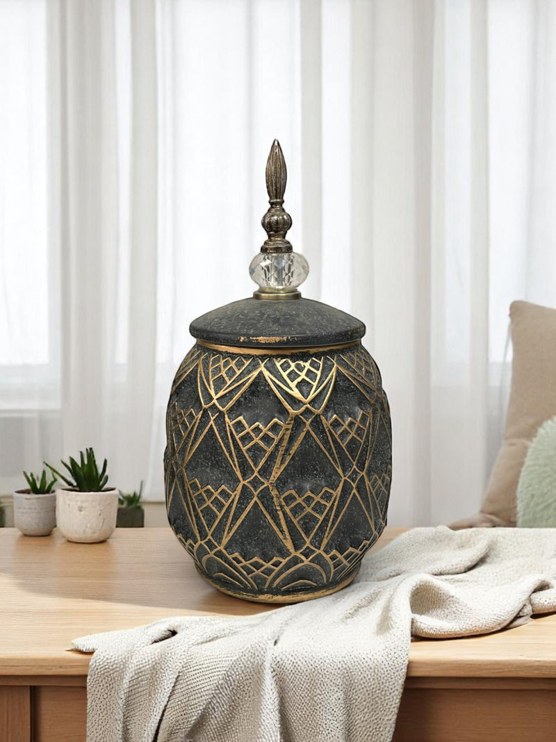Archaic Retro Ceramic Candy Jar
