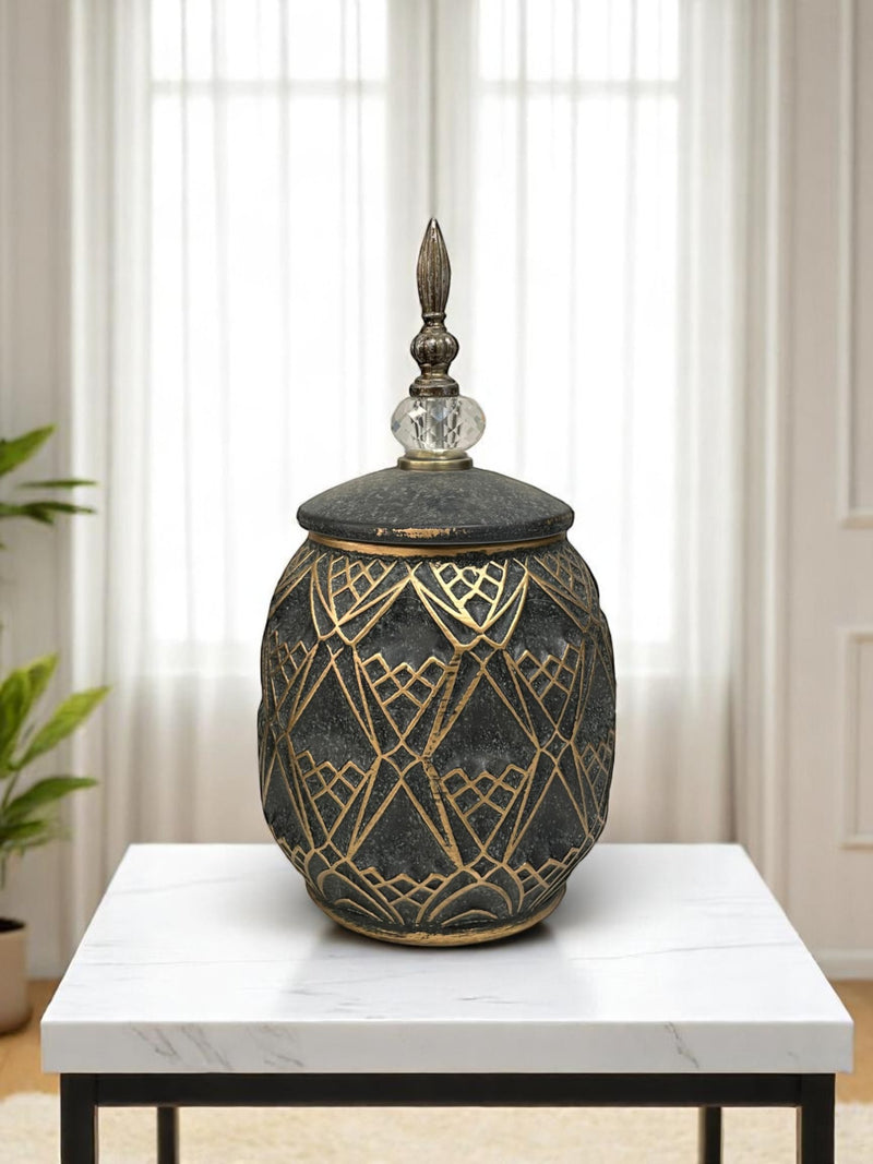 Archaic Retro Ceramic Candy Jar