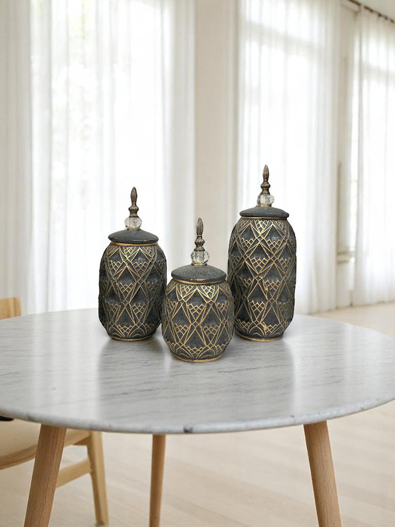 Archaic Retro Ceramic Candy Jar