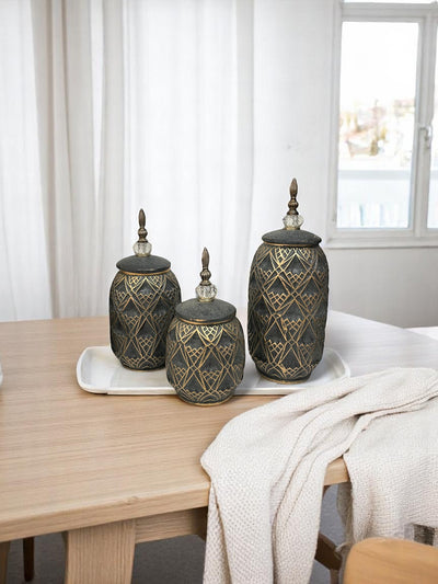 Archaic Retro Ceramic Candy Jar