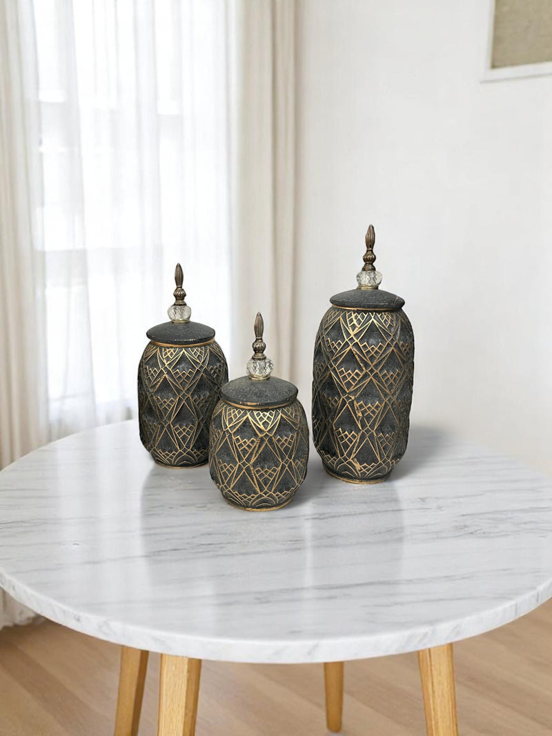 Archaic Retro Ceramic Candy Jar