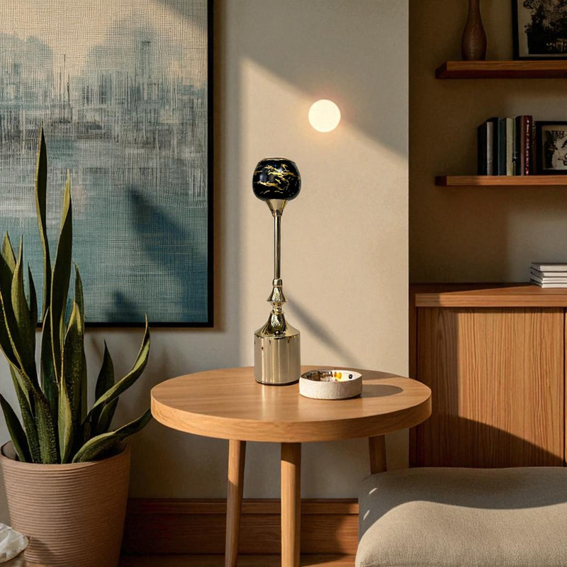 Heritage Metallic Modern Candle Stand