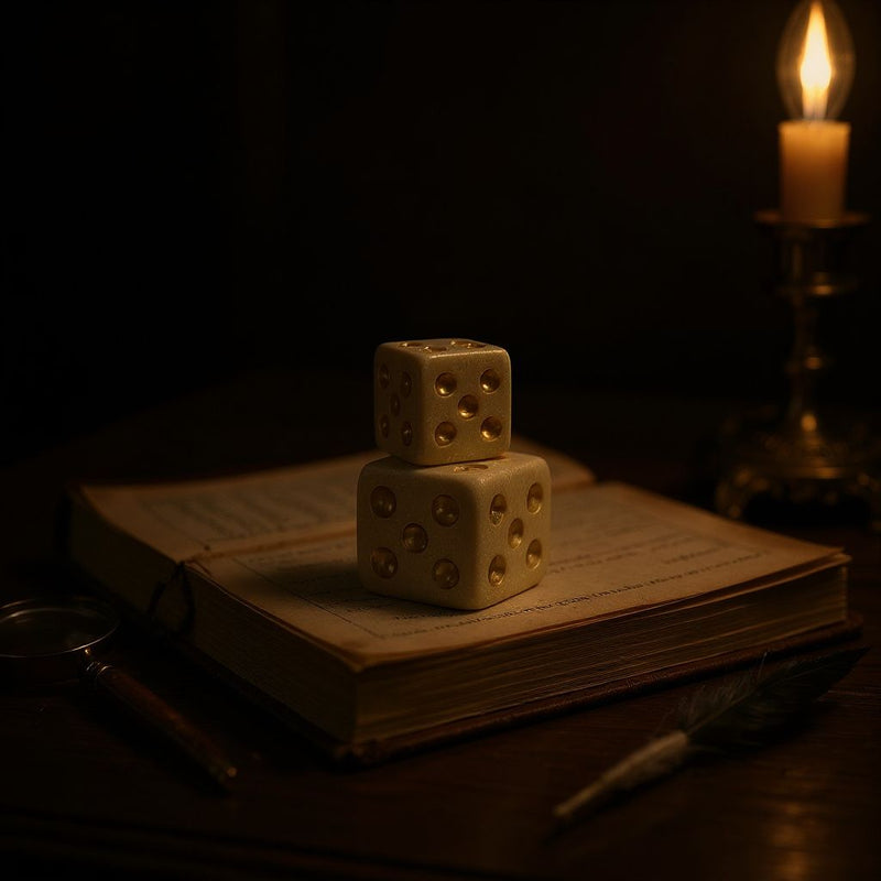 Golden Symmetry Cubes – Fibre Dices Ornament