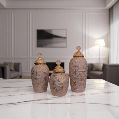 European Mist-steel Candy Jar