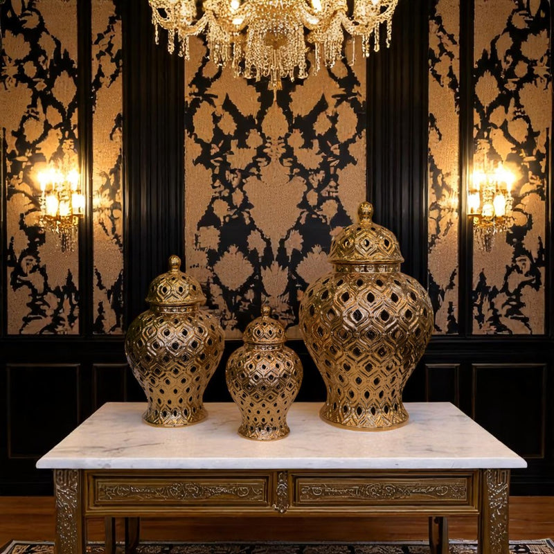 Luxurious Ginger-shaped Table Urn