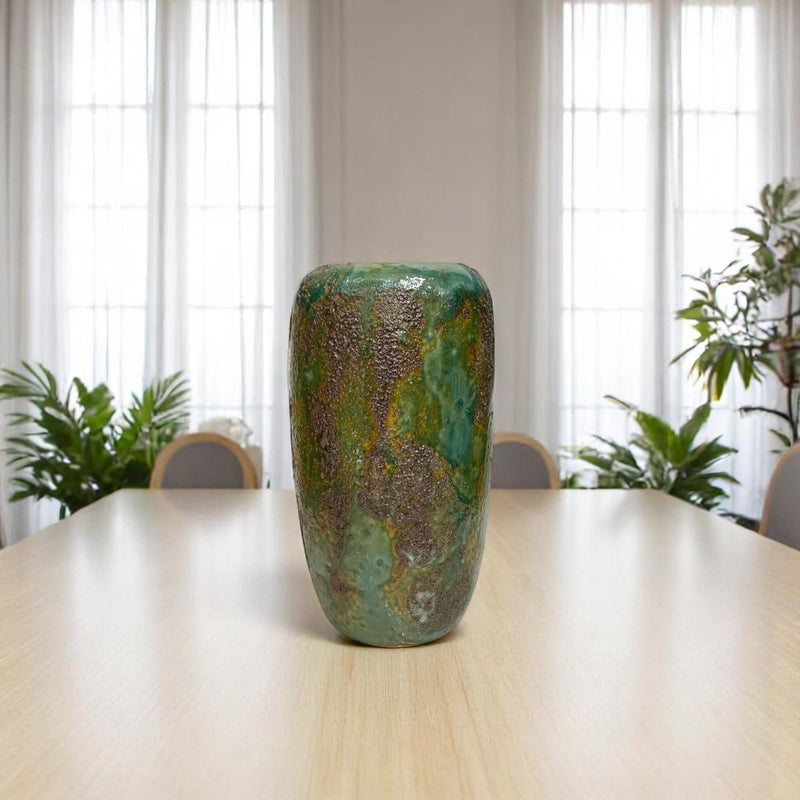 Verdant Relic Ceramic Vase Set