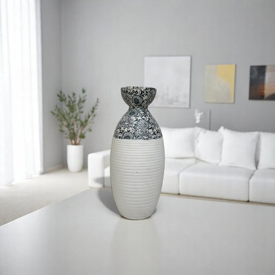 Forest Ripple Ceramic Vases