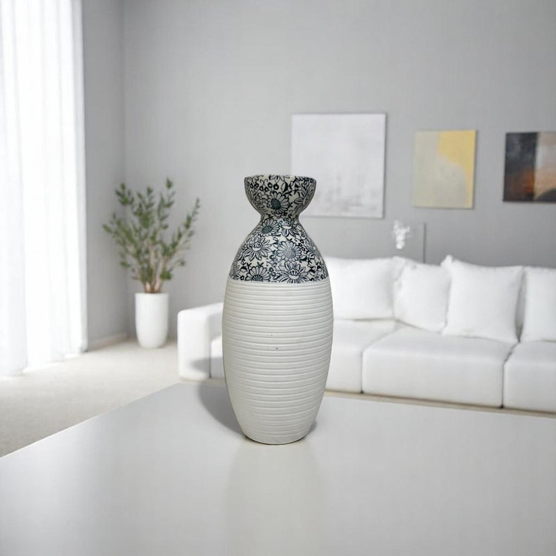 Forest Ripple Ceramic Vases
