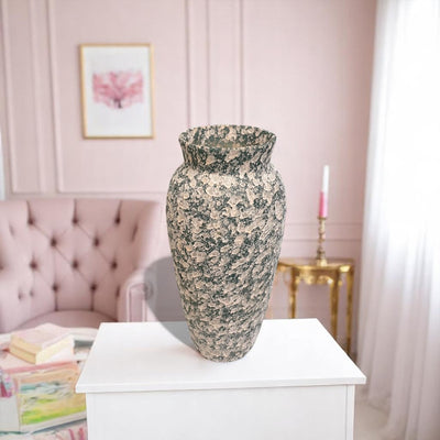 Green-striped Horizon Ceramic Vases
