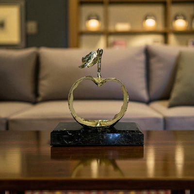 Metallic Apple-shaped Ornament