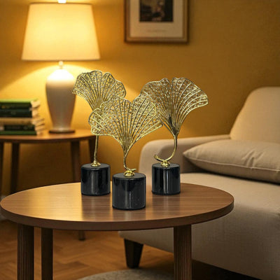 Metallic Leaf Ornaments