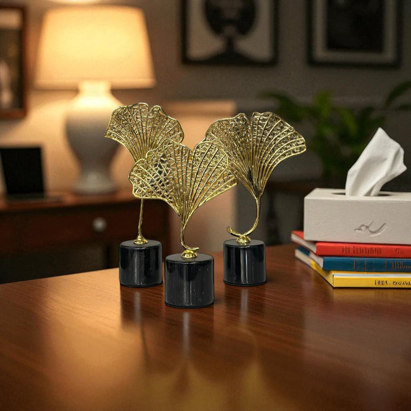 Metallic Leaf Ornaments