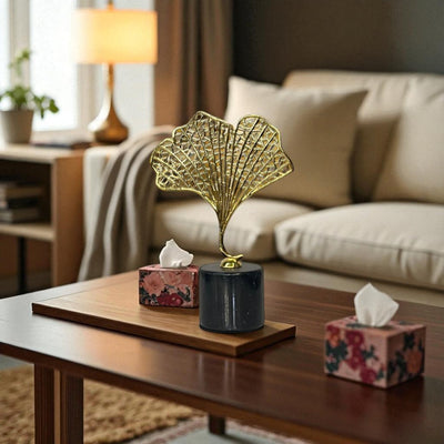 Metallic Leaf Ornaments