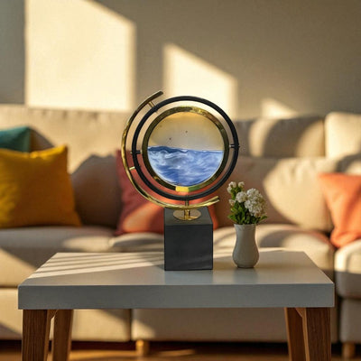 3D Sand Rotating Globe Ornament