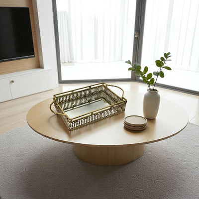 Elegant Brass Rectangular Mirror Tray