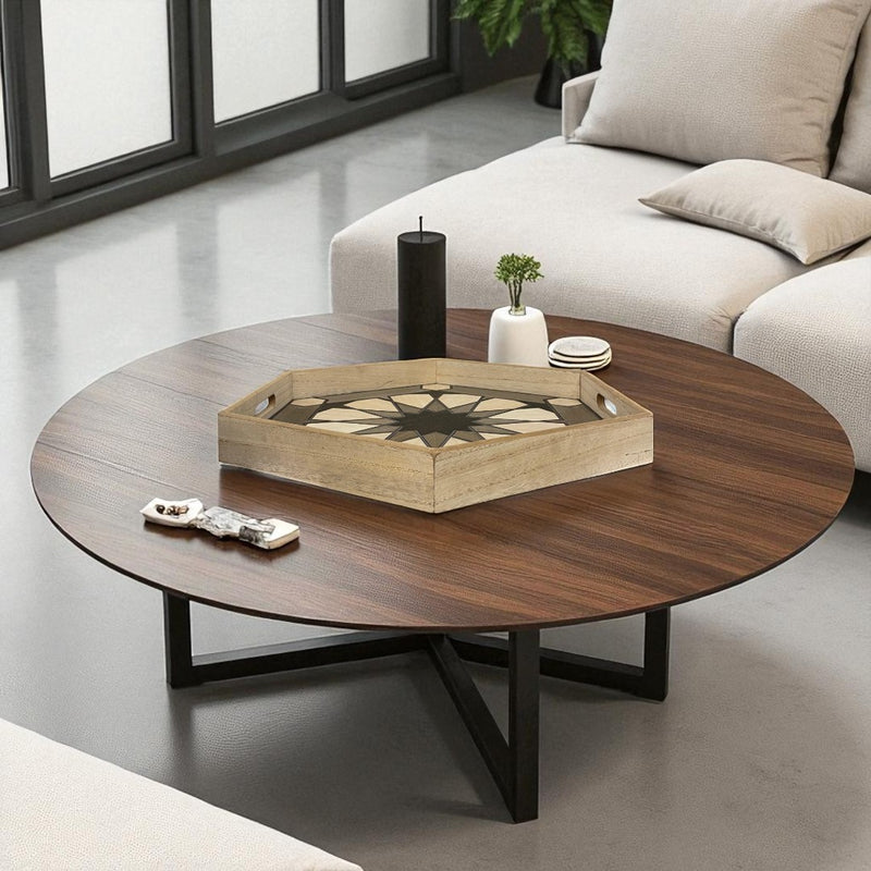 Hexagonal Wooden Trays