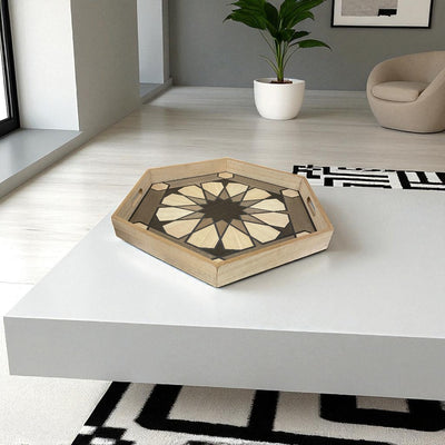 Hexagonal Wooden Trays