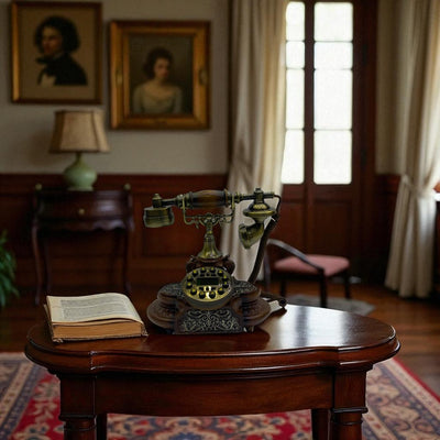 Classic Mechanical Bell Rotary Telephone