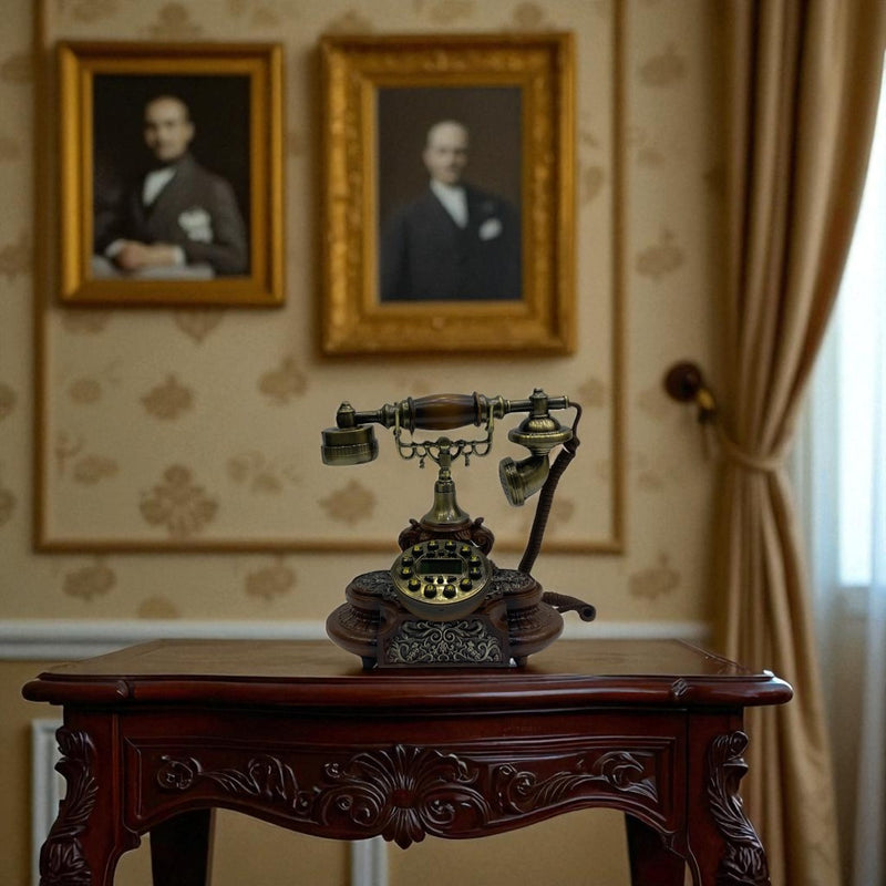 Classic Mechanical Bell Rotary Telephone