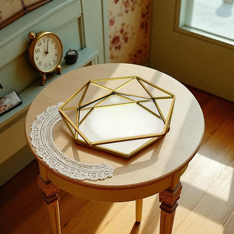 Modern Luxe Gold & Mirror Tray