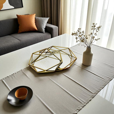 Modern Luxe Gold & Mirror Tray
