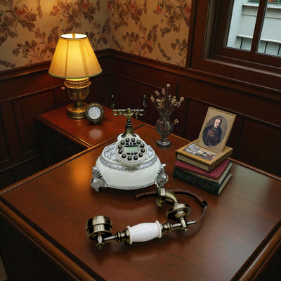 Mid-Century Classic Vintage Dial Telephone