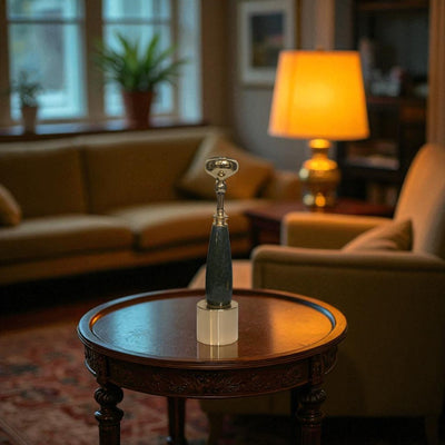 Obsidian Rise Candle Holder Pair