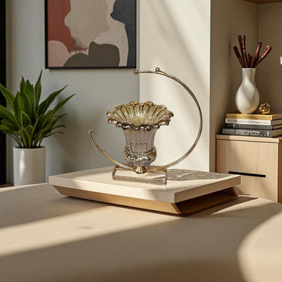 Luxe Glow Glass Candle Holder