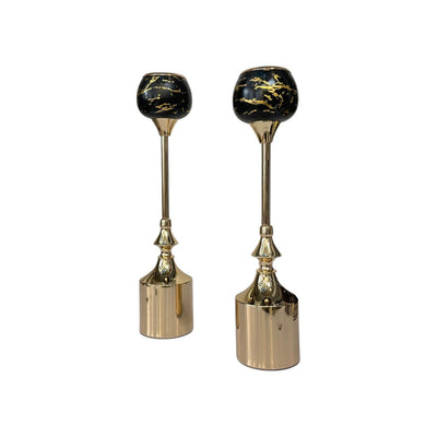 Heritage Metallic Modern Candle Stand