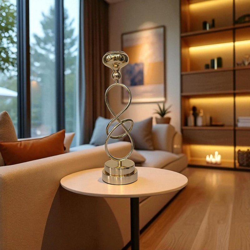Stratos Modern Metal Candle Stand