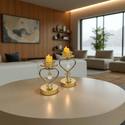 Signature Edition Crystal & Metallic Candle Stand