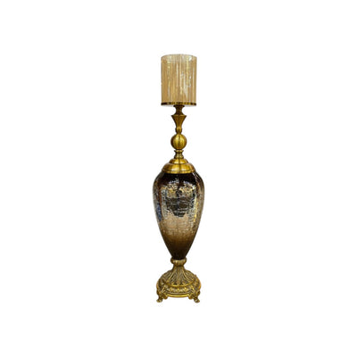 Vintage Brass Table Candle Stand