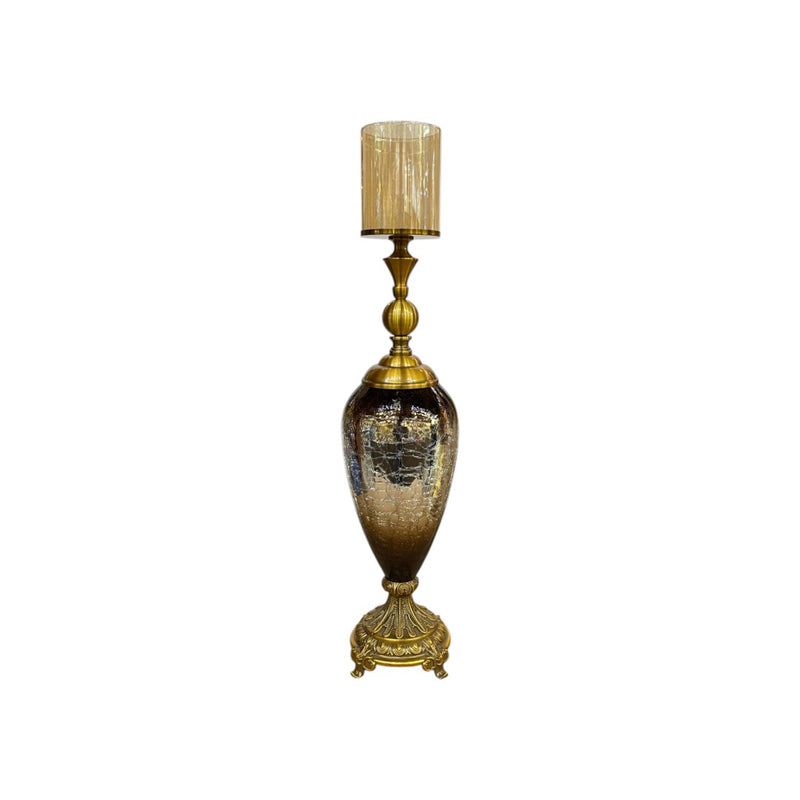 Vintage Brass Table Candle Stand